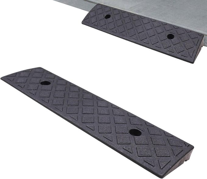 Drempeloprit - Antislip oprit-trapmat voor thuis en garage met stabiliteit .