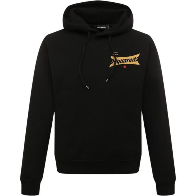 Dsquared2 Cool Fit Logo Zwarte Hoodie