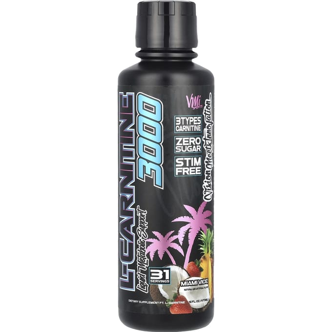 VMI Sports, L-Carnitine 3000, Miami Vice, 16 fl oz (473ml)