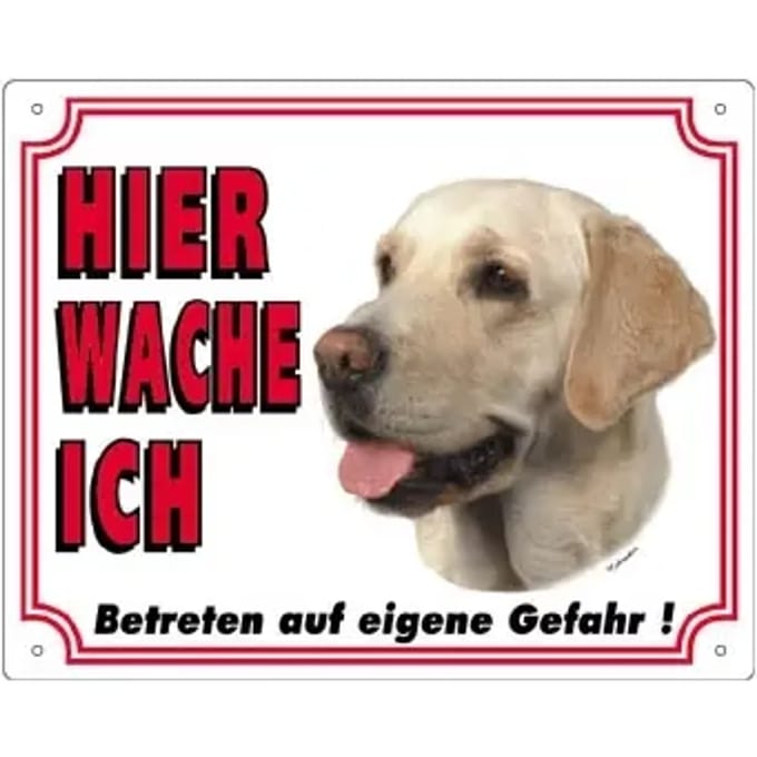 Waarschuwingspaneel Nobby Pet Labrador Light