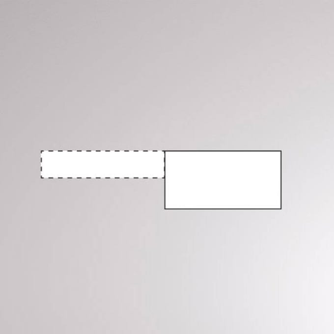 Molto Luce Eindvoeding Volare-rail baldakijn, wit