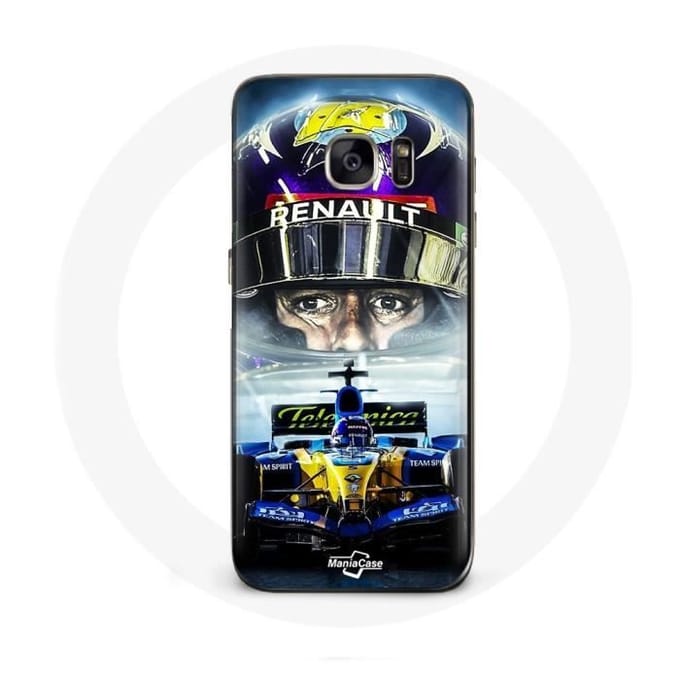 Coque pour Samsung Galaxy S6 edge Formule 1 Fernando Alonso Díaz pilote automobile espagnol de F1