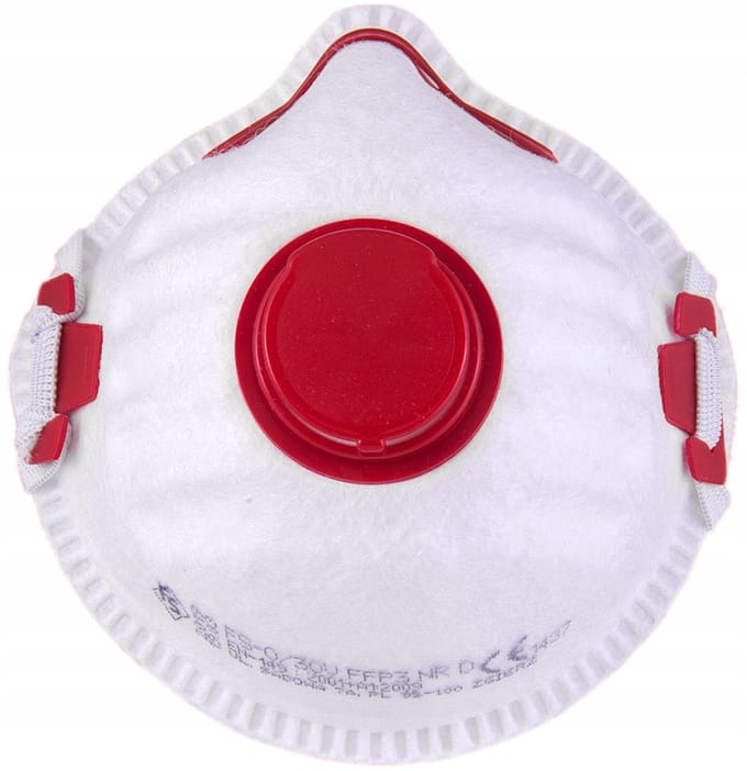 FFP3 Halfmasker met Ventiel - Professioneel Stofmasker