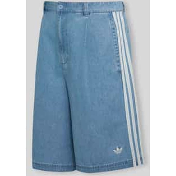 loose fit bermuda van katoenmix