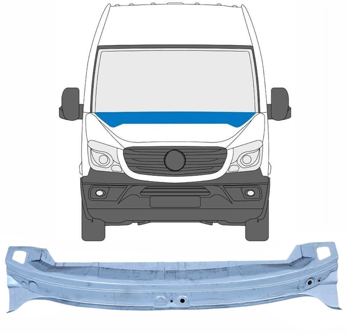 Reparatie paneel paravan voor Mercedes Sprinter 2006-2018