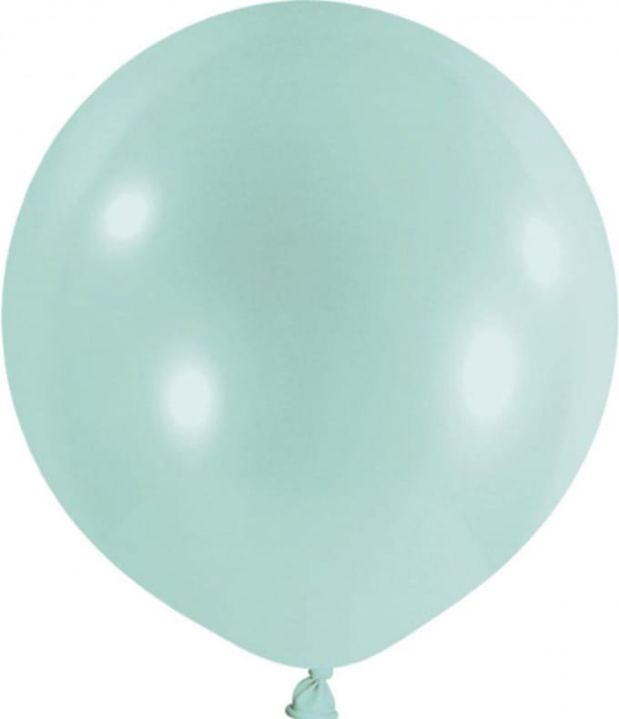 Mega ballon Pastel Mint - 1m