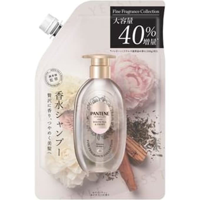 PANTENE Japan - Miracles Fine Fragrance White Tea & Peony Shampoo Refill 500g