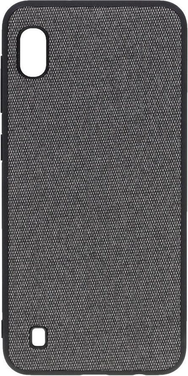 Shop4 - Samsung Galaxy A10 Hoesje - Harde Back Case Denim Grijs