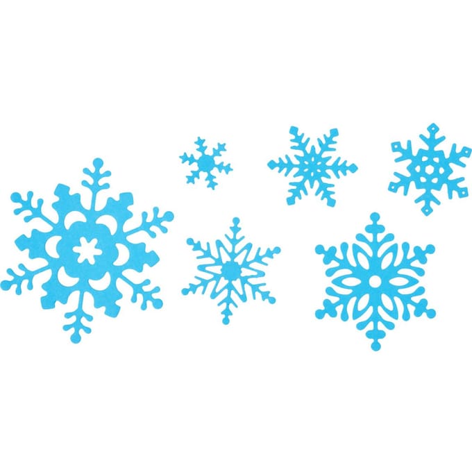 VBS Ponssjabloon "Sneeuwvlokken"