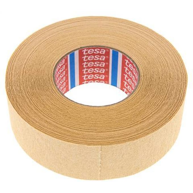 Crepe Afplaktape Voor Krommingen 50mm/50m