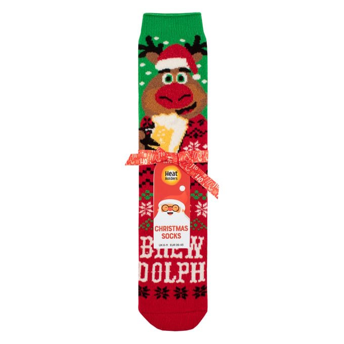 Mannen Thermo Lite Kerst Novelty Sokken voor de Winter