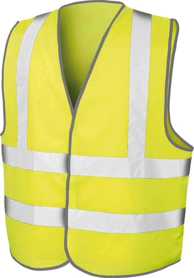 Regatta High Vis Motorway Vest RT201 - Fluorescent Yellow - S/M