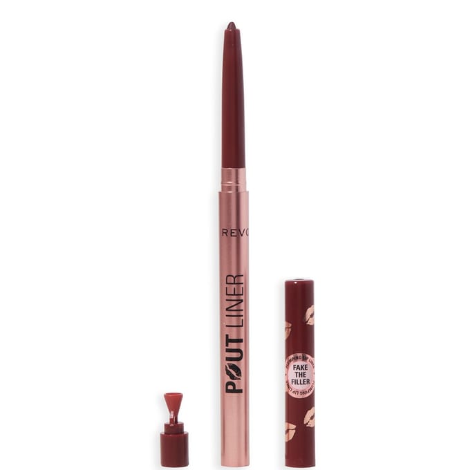 Makeup Revolution Pout Bomb Plumping Lip Liner 0.2g (Various Shades) - Cookie Warm Brown