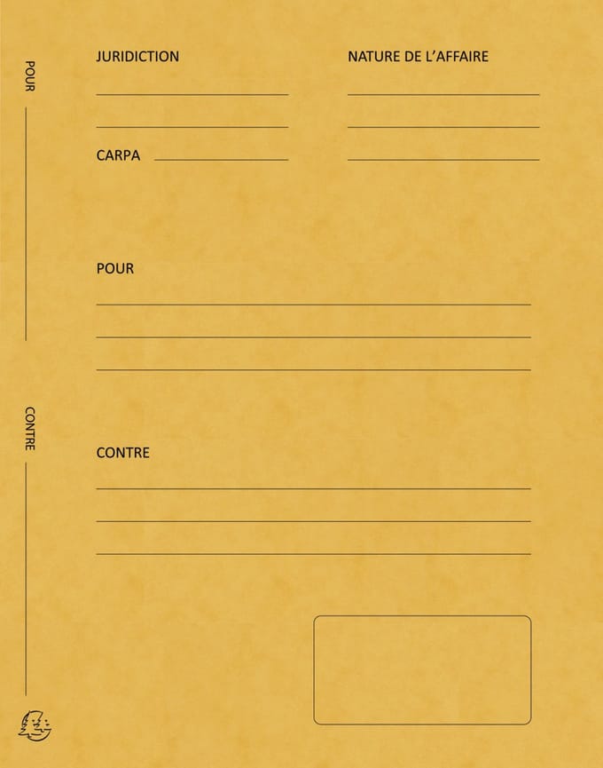 Exacompta 5x Pak van 25 pleidooimappen Voor/tegen versterkt karton 25x32cm - Geel - 220109E
