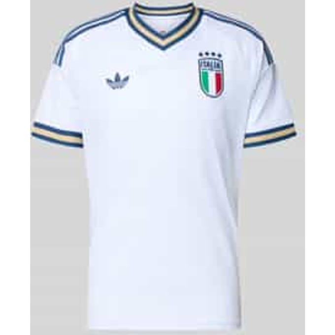 Adidas Italy Truien/Replica's Heren - Blauw - Maat M - Poly Jersey
