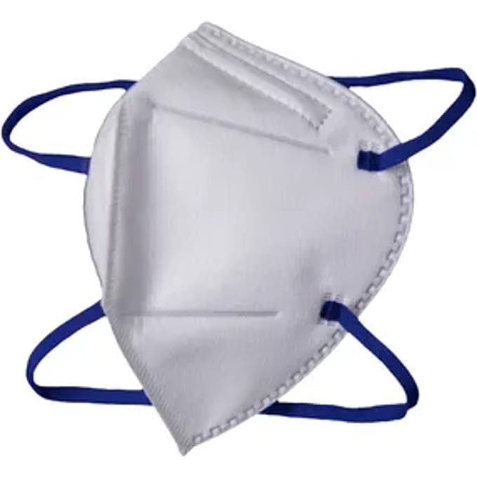 Dexter Filtering Half Mask Ffp2 - Wit En Blauw - Eén Maat - En149:2001 + A1:2009