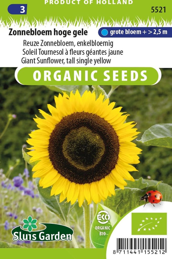 Sluis Garden - Zonnebloem Hoge Gele BIO