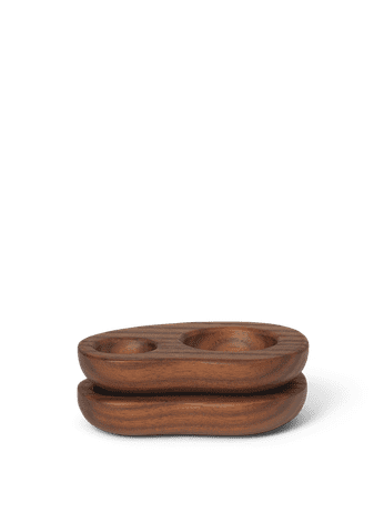 Ferm Living Cairn eierdopje - dark brown