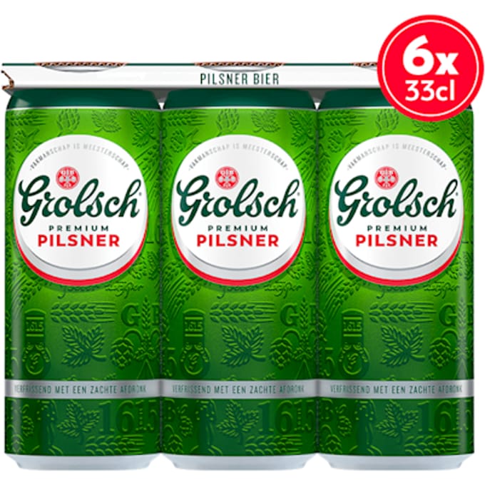 Grolsch Premium Pilsner - 6 x 500 ml