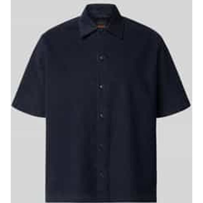 regular fit corduroy overhemd van katoenmix model 'LAKITH_M'