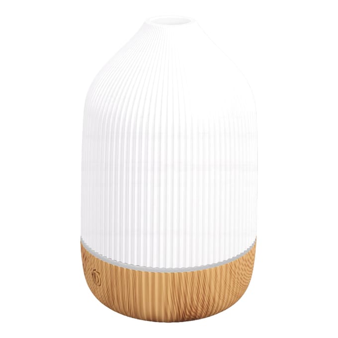 Diffuseur d'huiles essentielles Capacité 100ML USB Portable Diffuseur d'aromathérapie à brume fraîche pour la maison le bureau white