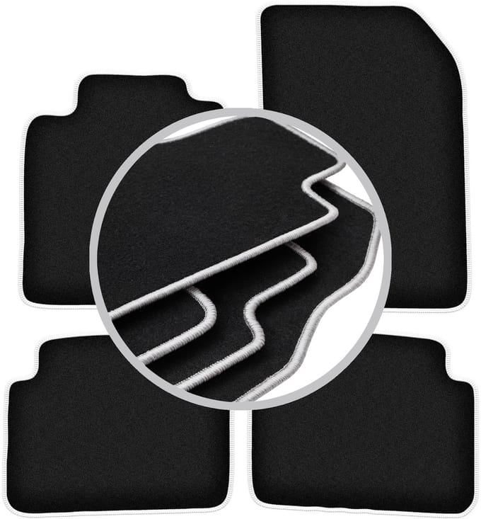 CARLUX-SILVER automatten voor: Renault Vel Satis liftback, hatchback (2001-2010)