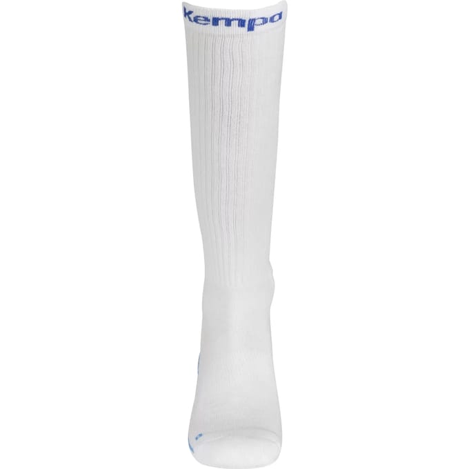 Kempa Sok Lang - sportsokken - wit/blauw - Unisex