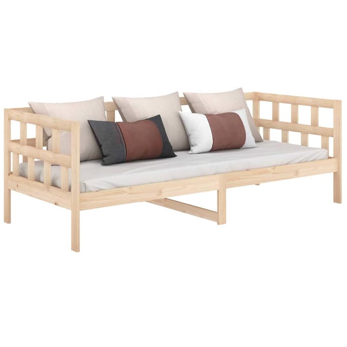 vidaXL - Slaapbank - massief - grenenhout - 90x190 - cm