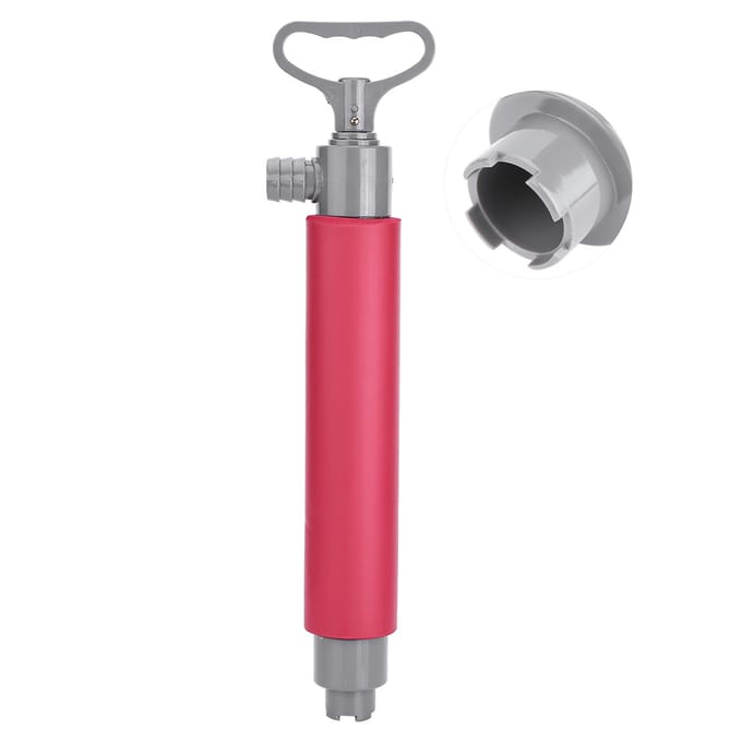 Rode 46cm kajak handpomp drijvende handbilgepomp voor kajakredding wit