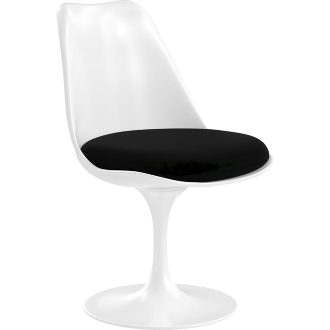 Knoll International Saarinen Tulip Stoel - Hallingdal 65 (190) - black - wit