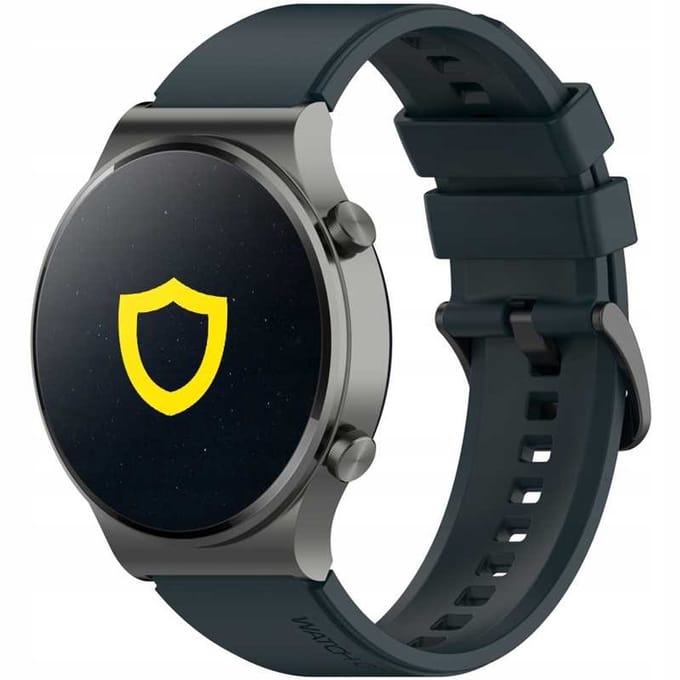 Spacecase Horlogeband 20Mm Sc Easy Band Donkergroen Voor Apple Watch