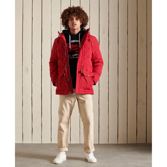 Superdry Mountain Expedition Jas Rood L Man