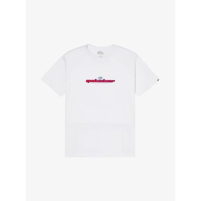 Quiksilver Slacker T-shirt Met Korte Mouwen Wit 8 Years Jongen