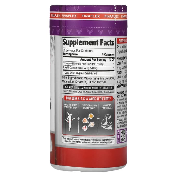 Finaflex, ALC, CLA, 120 capsules