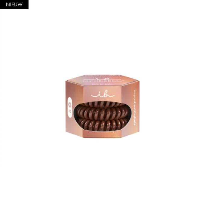 Invisibobble Original Premium - haarelastiek - pretzel brown - 3 stuks
