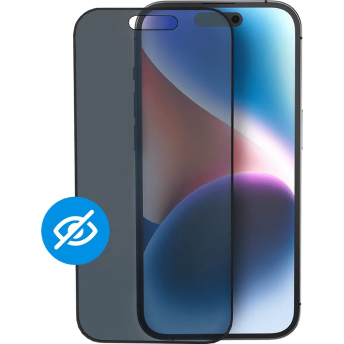 BlueBuilt Apple iPhone 15 Privacy Filter Screenprotector Glas