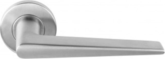 Formani Deurklink Basics LB21H Geveerd Op Rozet Mat RVS