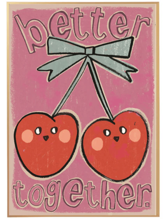 Studioloco - Cherries Poster Kinderkamer - Kamer Decoratie - Wanddecoratie - 50 x 70 cm