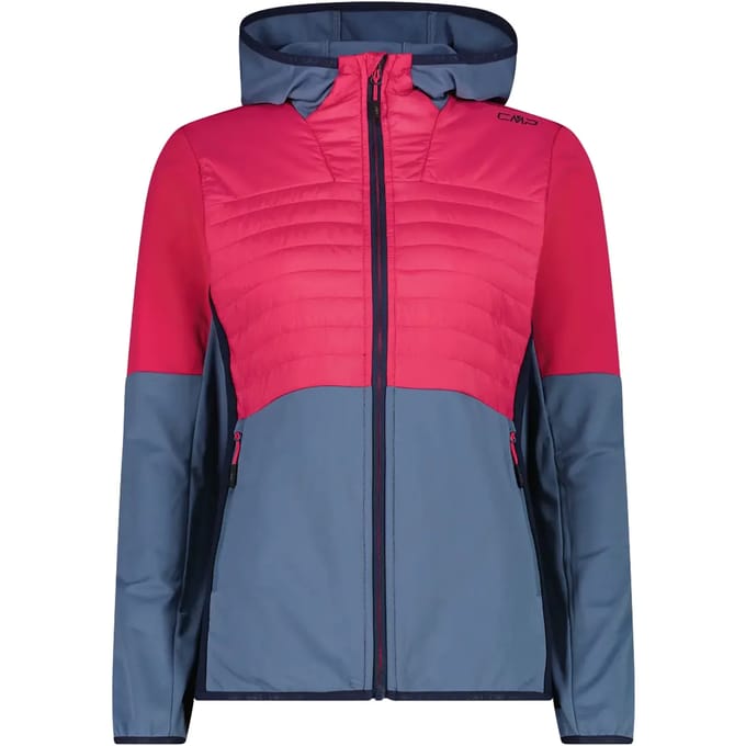 Hybride Stretch Performance hoodie dames CMP Unlimitech Feel Warm Flat