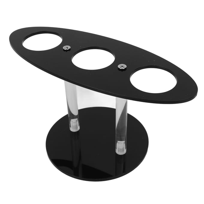 IJshoorntjeshouder Standaard Acryl 3 Gaten Handrol Sushi Display Standaard voor Feest Bruiloft white