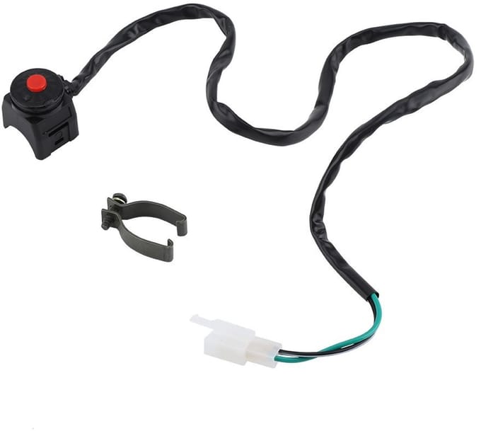 Allecto - Stuur Schakelaar - Multifunctionele Hoorns - Compact en Lichtgewicht - Killswitch Schakelaar - Geschikt voor Motorfiets - 22mm