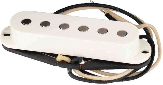Lollar 10-204-112-14 Single Coil Pickup - Vintage Tweed midden, flat poles, parchment