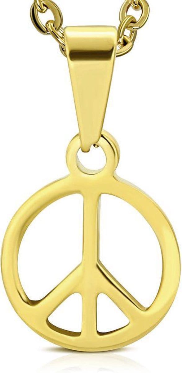Amanto Ketting Allard - 316L Staal - Peace - Ø17mm - 60cm