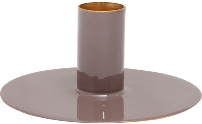 Kandelaar - Branded by - kandelaar vive taupe - 4,5 cm hoog