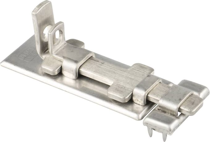 RVS Pantserschuif grendel - 100 mm, 39 mm, Ø 9,5 mm