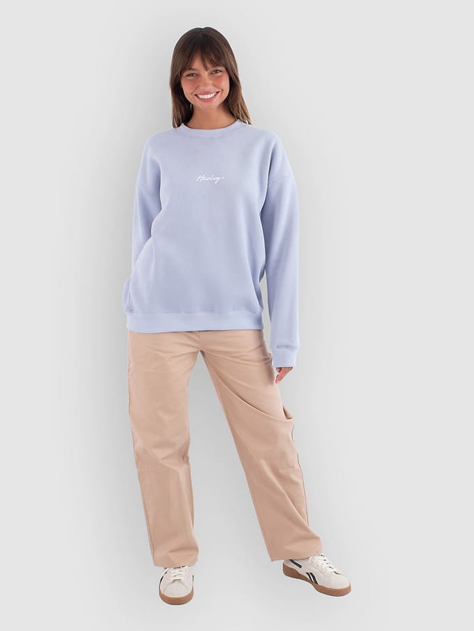 Hurley Script Only Crew Sweater blauw