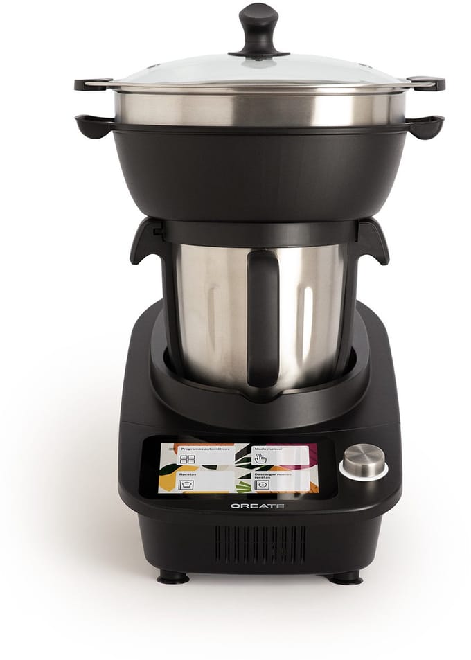 CREATE - Slimme multifunctionele keukenrobot met touchscreen - CHEFBOT TOUCH PRO CONNECT