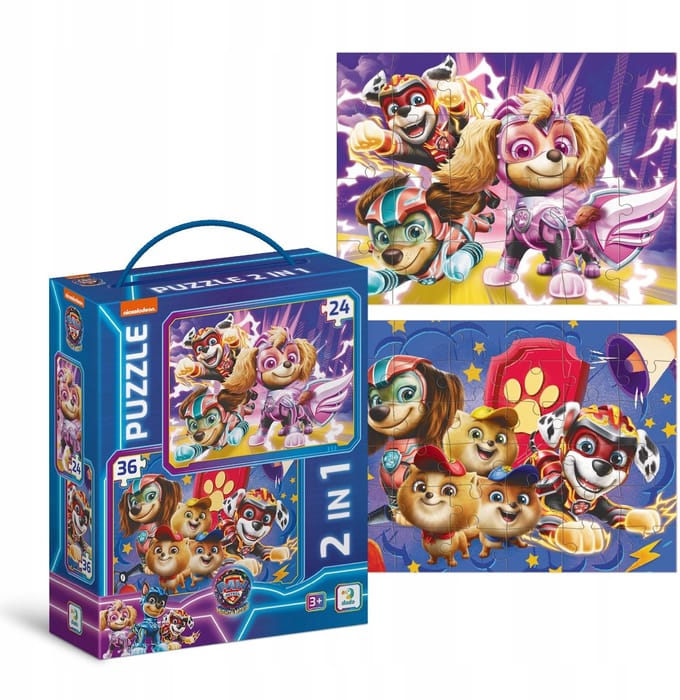 Paw Patrol 2-in-1 puzzel: Veiligheid eerst!