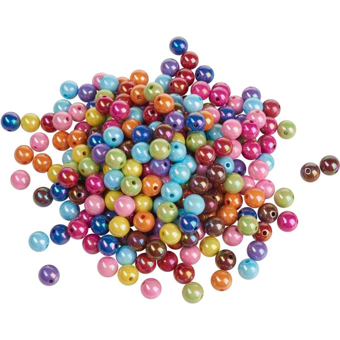VBS Acrylkralen "Kleurrijk opaak", Ø 12 mm, 250 g