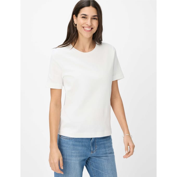 Brax Dames Shirt  Style CIRA offwhite, crèmewit, maat 46